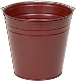 Vedro Aix Caldari 7 lit, Zn, kovové, pozinkované, bordový náter