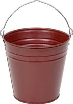 Vedro Aix Caldari 7 lit, Zn, kovové, pozinkované, bordový náter