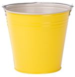 Bucket Aix Caldari 15 lit., galvanized, yellow, metal