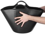 Flexi Bucket Strend Pro, black, construction, with handles, 51.5x39 cm, 55 lit.