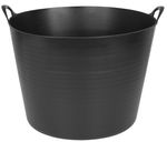 Vödör Strend Pro Flexi, fekete, építőipari, fülekkel, 46,5x37 cm, 42 literes