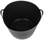 Vödör Strend Pro Flexi, fekete, építőipari, fülekkel, 46,5x37 cm, 42 literes