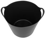 Flexi Bucket Strend Pro, black, construction, with handles, 39x35.5 cm, 27 lit.