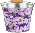 Bucket Strend Pro, 5 lit., metal, flower/fruit print, various types