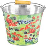 Vödör Strend Pro, 5 literes, fém, virág/gyümölcs mintás, többféle