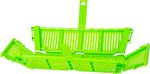 Crate Strend Pro, for fruit and vegetables, basket, foldable, with handle, green, 40x18x15 cm
