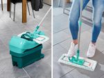 Cleaning Set LEIFHEIT 55096 Wiper Press Profi XL Mobile, floor mop + bucket