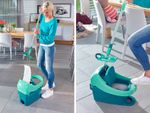 Cleaning Set LEIFHEIT 55096 Wiper Press Profi XL Mobile, floor mop + bucket
