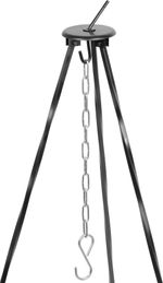 Állvány Piknik-Castler, 1200 mm, horog lánccal, bográcshoz, 8 mm