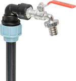 Sada Strend Pro Garden, ventil 3/4" + plastová redukcia 59 mm + výpust 3/4", na IBC nádrž