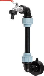 Strend Pro Garden készlet, 3/4" szelep + műanyag szűkítő 59 mm + 3/4" leeresztő, IBC tartályhoz