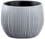 Planter BETON Bowl, 18x14 cm, Grey, concrete look