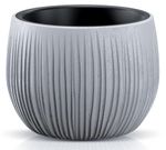 Planter BETON Bowl, 18x14 cm, Grey, concrete look