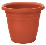 Kvetináč ICS THEA 23x19 cm, farba terakota, plast