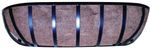 Virágcserép Strend Pro LC-CocoB-39, 61 x 17 x 18 cm, acél/kókusz, fali ovális