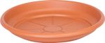 Saucer ICS ERICA, round, terracotta color, plastic, 18 cm