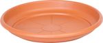 Saucer ICS ERICA, for flower pot, round, terracotta color, plastic, 20 cm