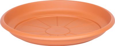 Podložka pod kvetináč ICS ERICA okrúhla,  farba terakota, plast, 30 cm