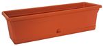 Planter ICS MELISSA, 60x20x16 cm, 11 L, window box, with saucer