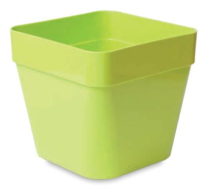 Flower pot 21x21cm ICS PANDORA, green