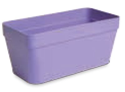 Flower pot 24x12x11cm ICS PANDORA, purple