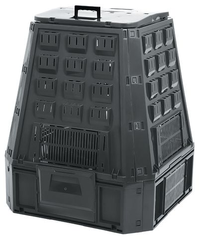 Composter 600lit. 910x1070x900 EVOBLACK hobby, black