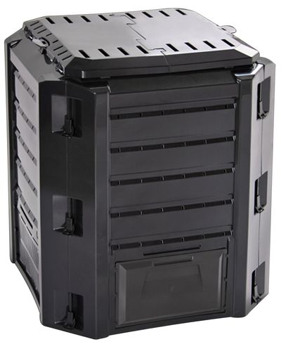 Komposztáló COMPOGREEN, 380 l, fekete