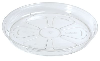Virágcserép alátét COUBI PPC140, kerek, átlátszó, 140 mm