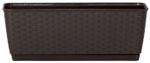 Planter RATOLLA P, 6 L, Brown, with saucer