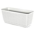 Planter RATOLLA P, 12 L, Brown, with saucer