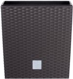 Planter RATO low 200, with insert, Brown