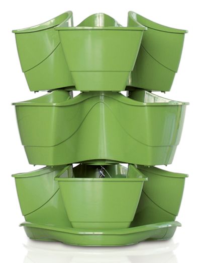 Flower pot COUBI DKN3003, green, table 295/380 mm