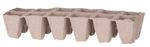 Seedling tray Herrison P1112, paper, 12 seedling , 1packaging. 3pcs