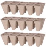 Seedling tray Herrison P1110, paper, 10 seedling , 1packaging. 3pcs