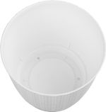 Planter RATOLLA Round 250, White, with saucer