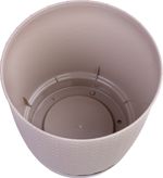 Planter RATOLLA Round 250, Mocha, with saucer