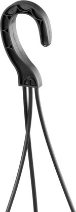 Planter RATOLLA Round W 240, hanging, Anthracite, with saucer, with hanger