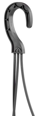 Planter RATOLLA Round W 240, hanging, Brown, with saucer, with hanger