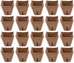 Seedling tray Herrison P1020, paper, 6x6 cm, 1pack. 20 pcs