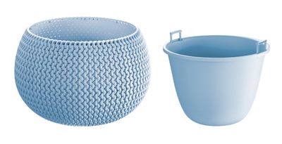 Virágcserép SPLOFY Bowl 290 x 195 mm, jégszürke