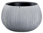 Kvetináč BETON Bowl, 29/19x20 cm, sivý