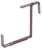 Holder Strend Pro, brown, metal, for window box planter, pack of 2 pcs