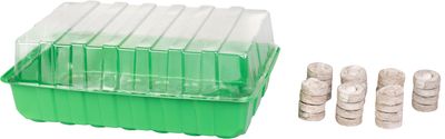 Small propagator Strend Pro Herrison MG-029, with 28 coconut pellets, 360x220x70 mm