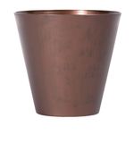 Virágcserép TUBUS Corten, 400x373 mm, réz hatású