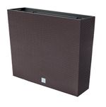 Planter RATO Case, with insert, 580x180x498 mm, Brown