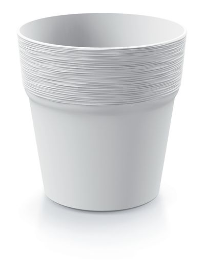 Virágcserép FURU 145 x 148 mm, fehér