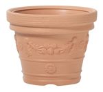 Planter DECORA, 390x310 mm, Terracotta