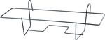 Holder BUMETA Extra strong, metal hanger, for flower pot, for railing, 43x20 cm
