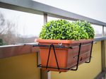 Držiak BUMETA Extra strong, vešiak, kovový, na kvetináč, na zábradlie, nastaviteľný, 60 cm