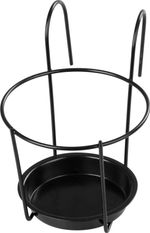 Holder BUMETA Extra strong, metal hanger, for flower pot, for railing, with base, 15 cm